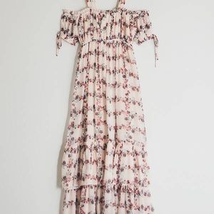 FARROW Marie Tiered Maxi Long Dress